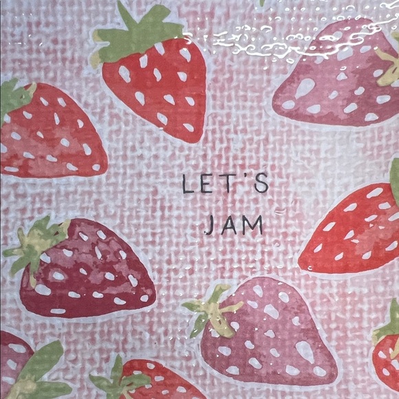 Mud Pie | Ceramic Strawberry Serving Tray w/ Bowl - Picture 3 of 12